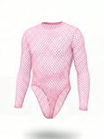 Cargar la imagen en la vista de la galería, The bodysuit laid flat against white, showing the sleeve length