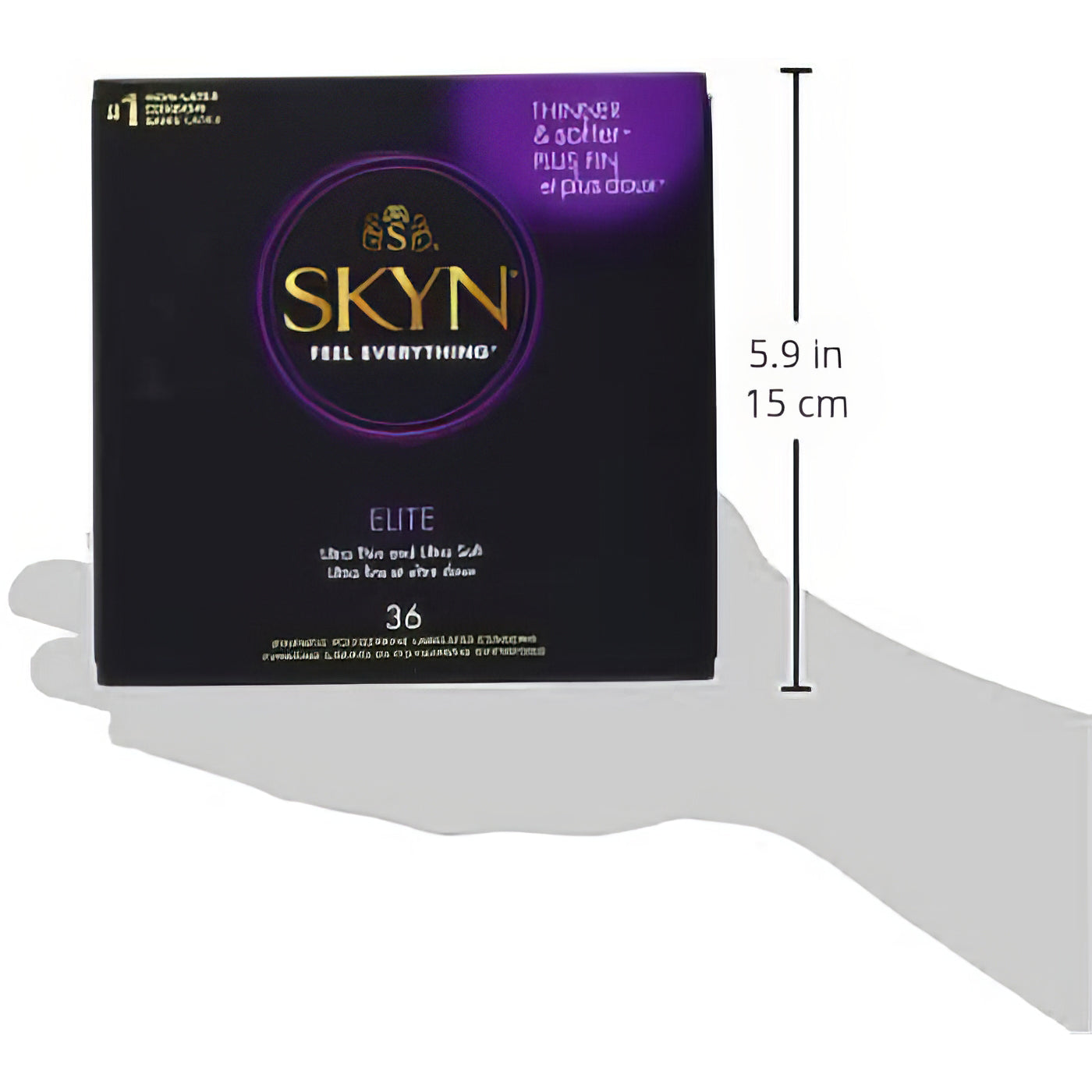 SKYN Elite – 36 Count – Ultra-Thin, Lubricated Latex-Free Condoms - Sex Shop Miami
