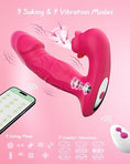 Load image into Gallery viewer, Remote control rose vibrator