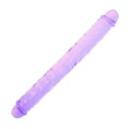 Load image into Gallery viewer, 13.4-inch realistic double-ended dildo purple jelly