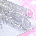 Load image into Gallery viewer, Realistic double head clear dildo