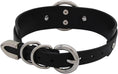 Load image into Gallery viewer, The choker opened flat, showing the buckle and the row of adjustment holes