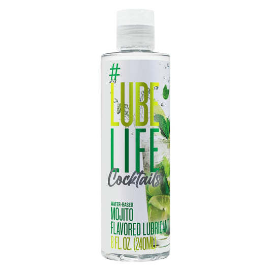 Lube Life Water-Based Mojito Flavored Lubricant 8 Fl Oz - Sex Shop Miami