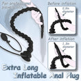 Cargar la imagen en la vista de la galería, Extra long inflatable silicone butt plug