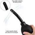 Load image into Gallery viewer, Enema Bulb Kit with Lube – Anal Douche for Men & Women, 10 oz Reusable, Soft Comfort Nozzle (Black)