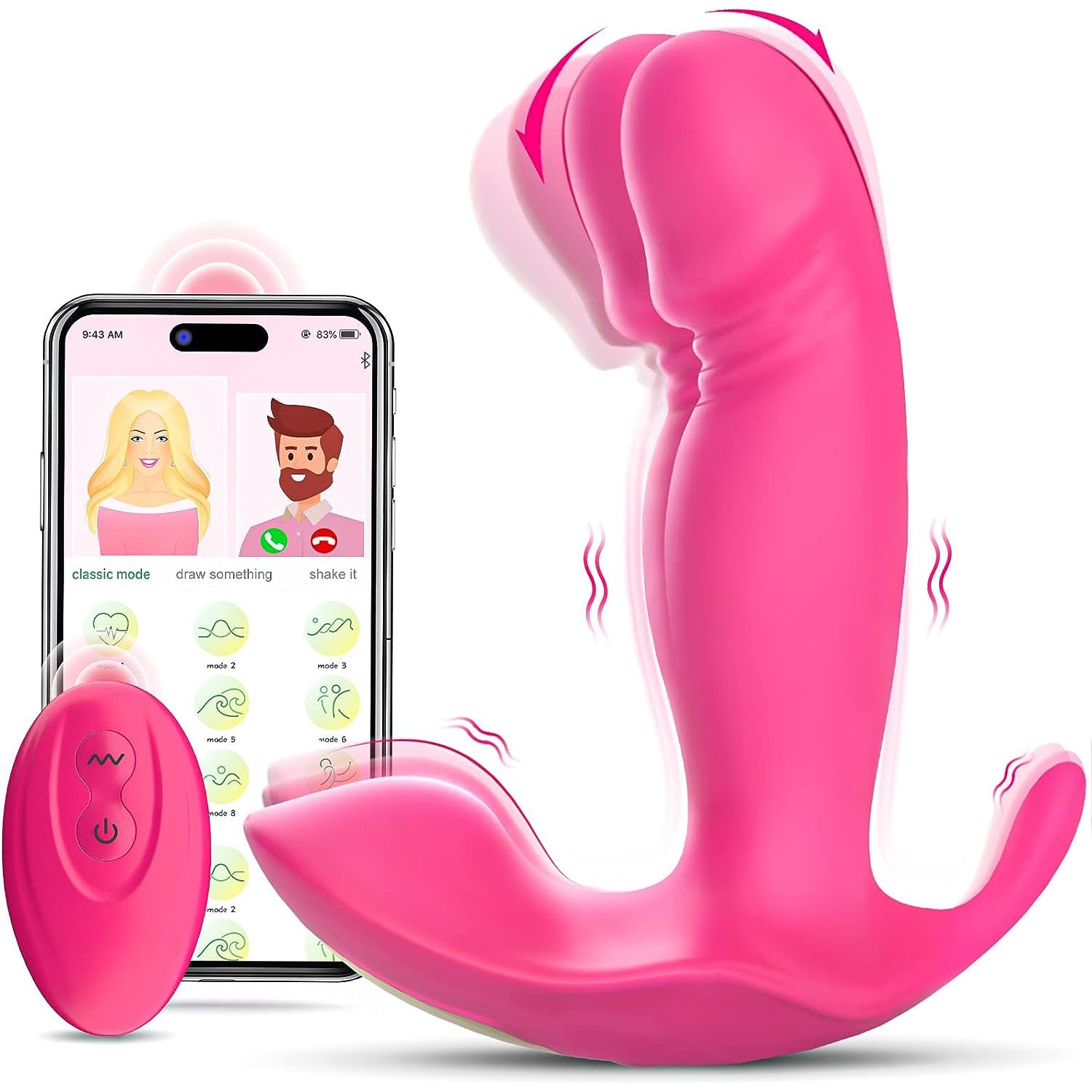 vibrating ring sex toy Gender X Powerhouse Ring-handle Vibrator Black