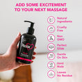 Load image into Gallery viewer, Passion massage oil bottle detail