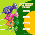 Load image into Gallery viewer, Bon Bon Bum Sour Lollipops Green Apple, Tangy Orange, Cherry (10 Pack)