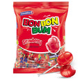 Load image into Gallery viewer, Bon Bon Bum Lollipops Strawberry with Chewy Bubble Gum (24 Pack)