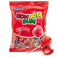 Load image into Gallery viewer, Bon Bon Bum Lollipops Strawberry with Chewy Bubble Gum (24 Pack)

