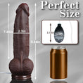 Load image into Gallery viewer, Size guide: 9.65 in total, 7.48 in insertable, 2.3 in width