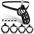 Cargar la imagen en la vista de la galería, UTIMI chastity belt cock cage black
