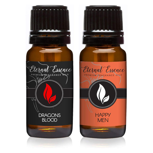 Dragons Blood & Happy Men Fragrance Oil (Pack of 2) 10ML - Sex Shop Miami