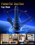 Cargar la imagen en la vista de la galería, Suction cup base tilts about 90 degrees and mounts on a door, floor, toilet or headboard