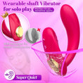 Load image into Gallery viewer, The detached shaft shown worn inside underwear as a panty vibrator