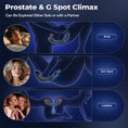 Load image into Gallery viewer, Prostate massager dimensions and bulb sizes
