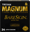 Cargar la imagen en la vista de la galería, Trojan Magnum BareSkin large condoms 24 count
