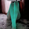 Load image into Gallery viewer, Close view of the diamond net glowing green down the leg