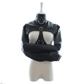 Cargar la imagen en la vista de la galería, Open-chest PU leather restraint jacket