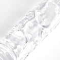 Load image into Gallery viewer, Veined shaft detail in clear TPR