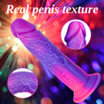 Load image into Gallery viewer, Surface texture detail on the fantasy silicone shaft