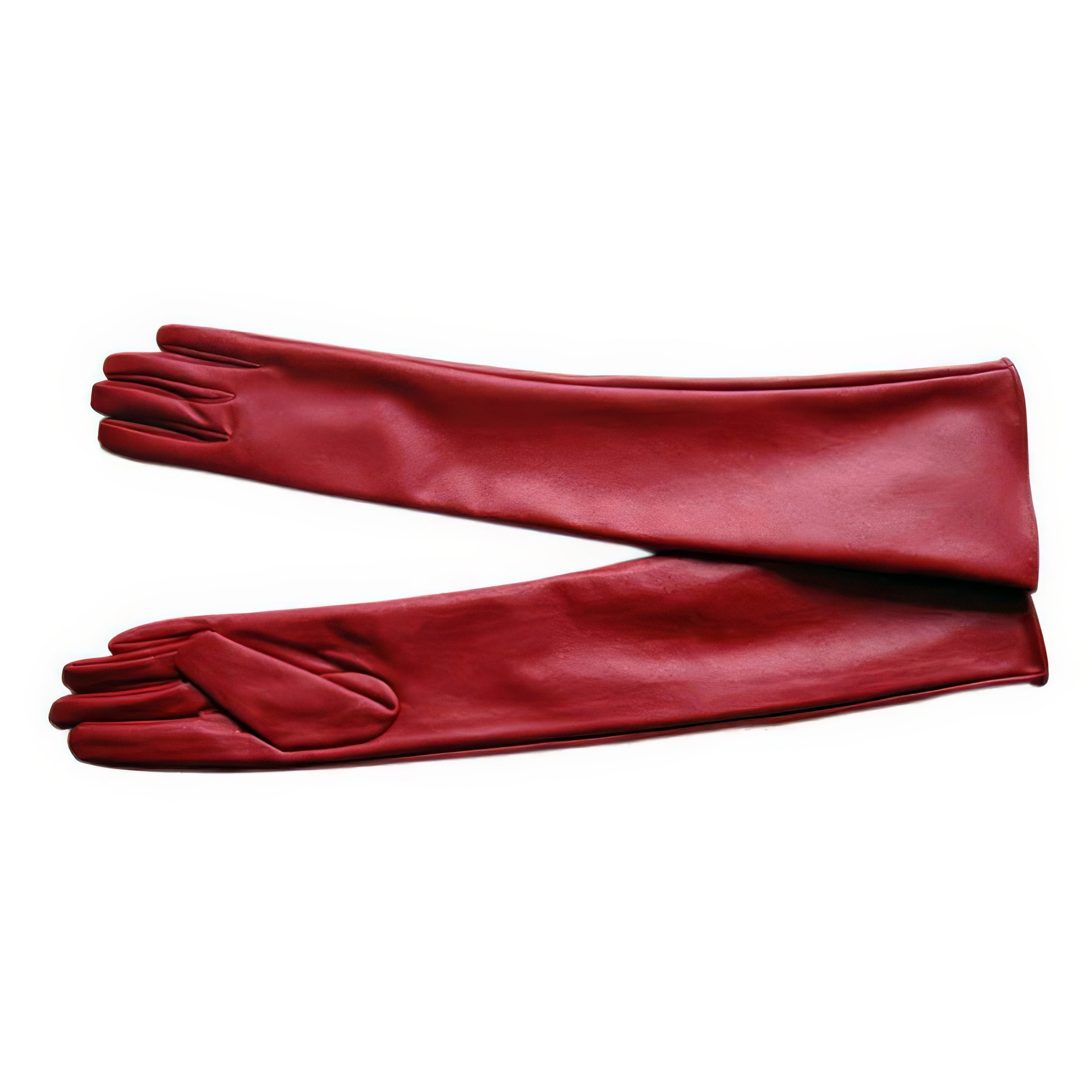 Long Elbow Vegan Leather Gloves
