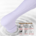 Load image into Gallery viewer, The lilac Pro 2 Generation 3 with water droplets and six feature icons, including air pulse plus vibration, Liquid Air, waterproof, silicone and the free app