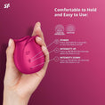Cargar la imagen en la vista de la galería, The rose held in a hand with the power and intensity buttons labelled