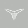 Load image into Gallery viewer, Cotton G-String Thong - Minimalist Low-Rise, Soft Stretch Cotton, White

