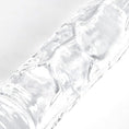 Load image into Gallery viewer, Clear TPR double dildo detail

