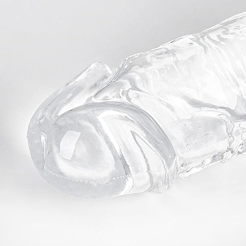 Transparent double-ended dildo