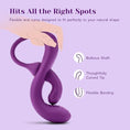 Load image into Gallery viewer, Body-safe silicone rabbit vibrator detail
