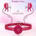 Cargar la imagen en la vista de la galería, Nipple clamp vibrator worn as choker
