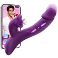 Cargar la imagen en la vista de la galería, Rabbit vibrator purple suction
