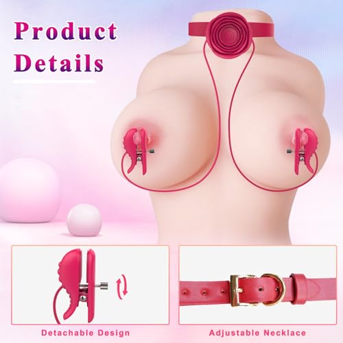 Silicone nipple clamps detail