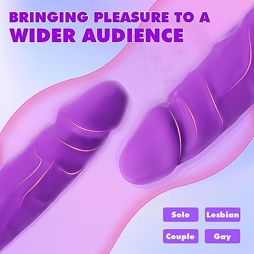 Strapless silicone dildo for couples