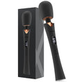 Load image into Gallery viewer, Cordless wand massager black rose gold
