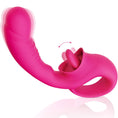 Load image into Gallery viewer, 2-in-1 Clitoral G-Spot Dildo
