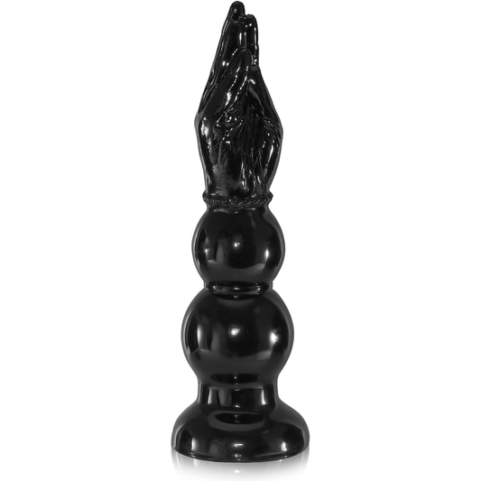 Realistic Fist Dildo 11.8" with 2 Gradual Beads - Fantasy Knot Anal Stretcher