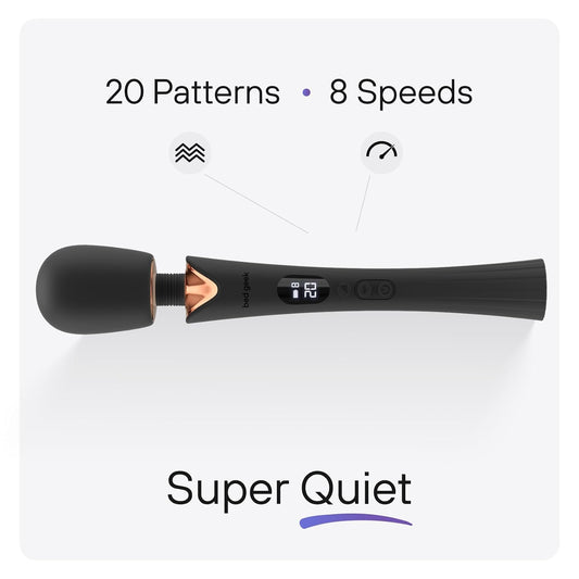 Wand vibrator LED display 20 speeds