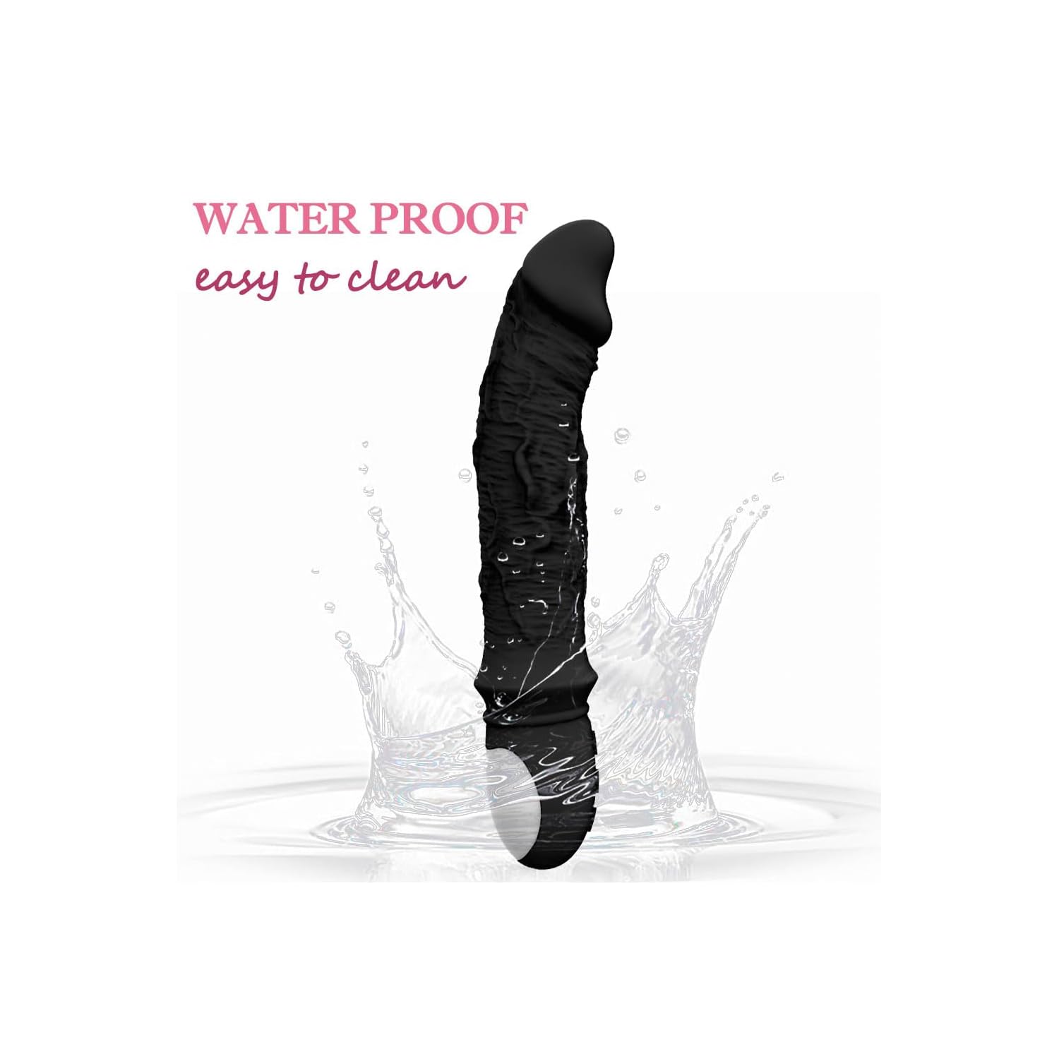 Body-safe silicone vibrator easy clean