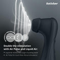 Load image into Gallery viewer, Liquid Air pressure wave vibrator black
