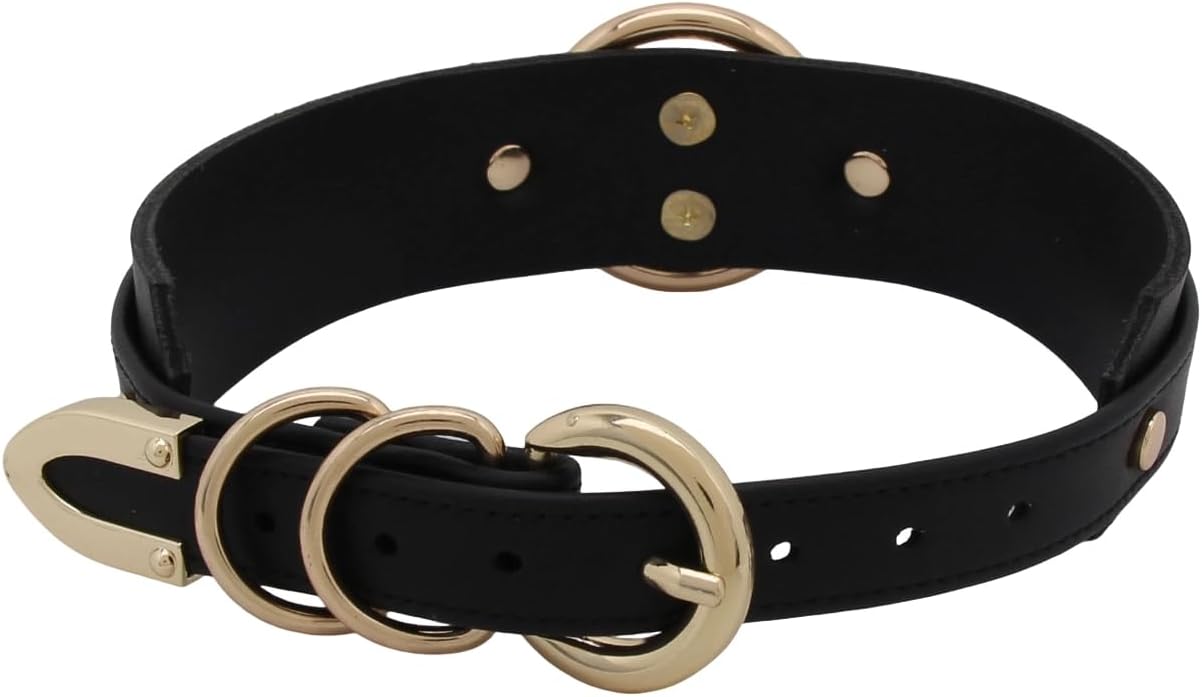 Punk goth collar necklace