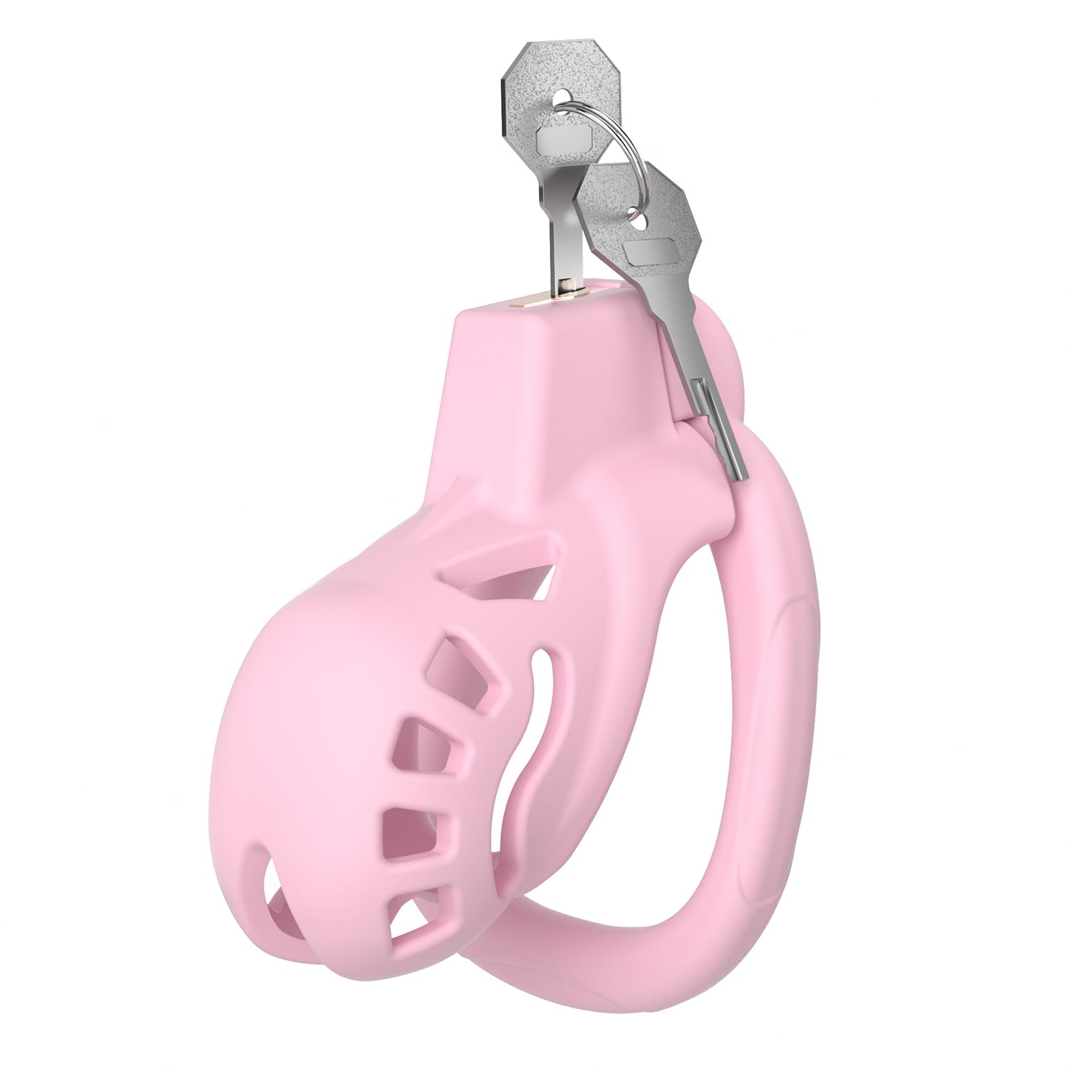 Male chastity cage pink