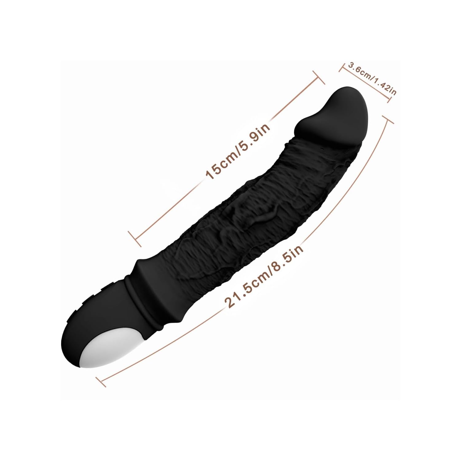Waterproof rechargeable vibrator features