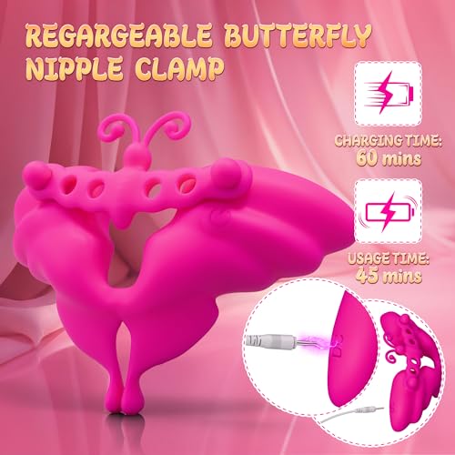 USB rechargeable nipple toys