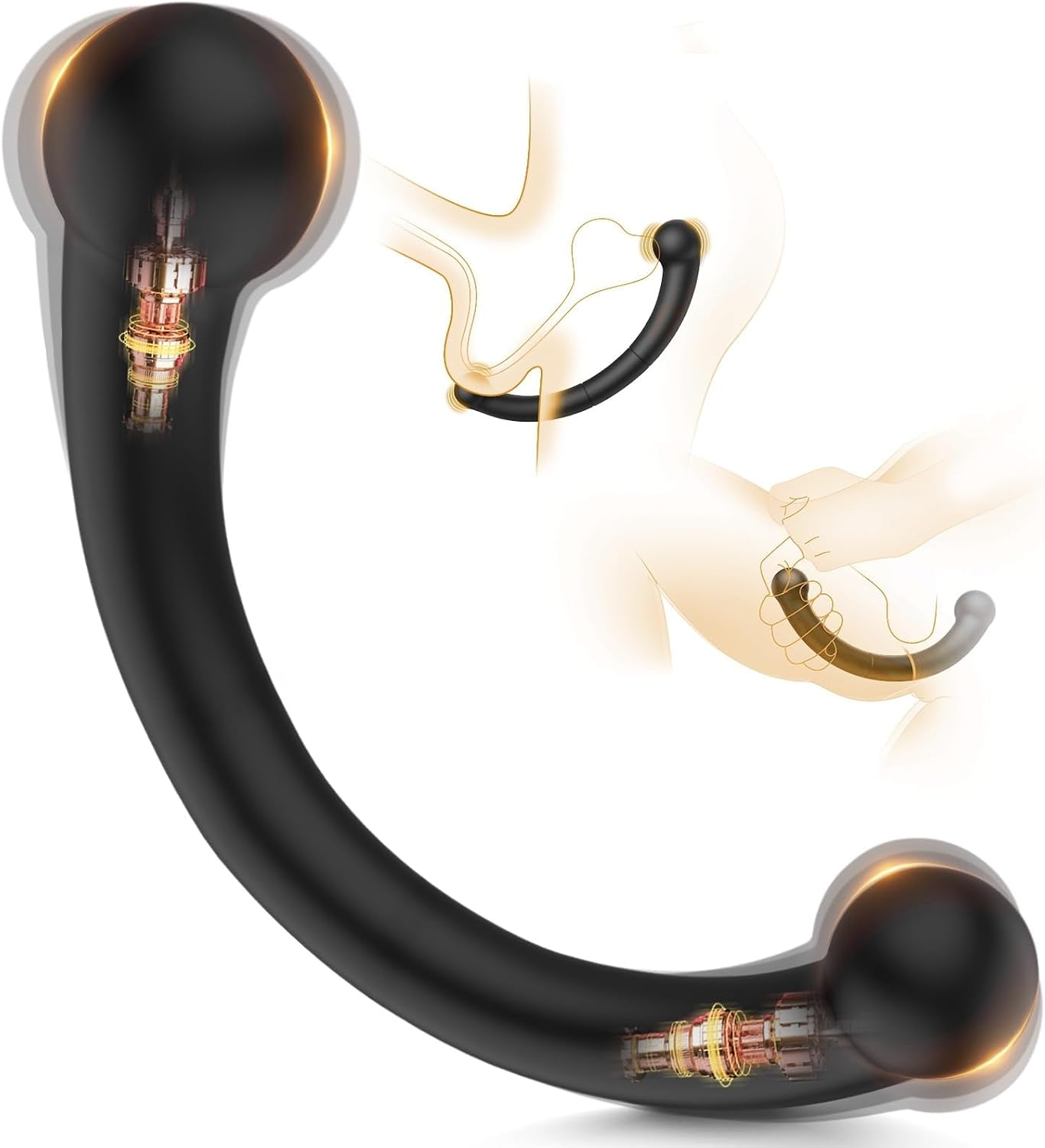 BEISAR vibrating prostate massager butt plug
