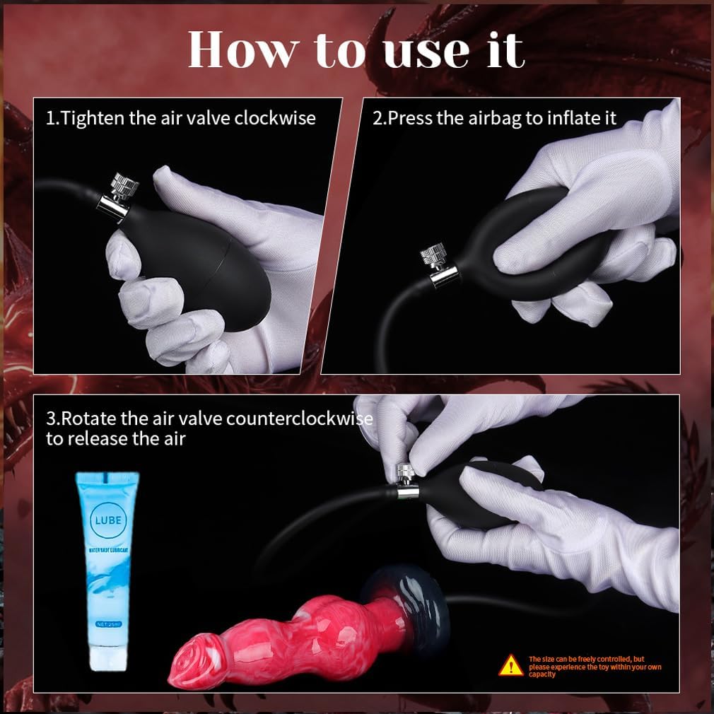 Waterproof inflatable butt plug