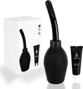 Load image into Gallery viewer, Enema Bulb Kit with Lube – Anal Douche for Men & Women, 10 oz Reusable, Soft Comfort Nozzle (Black)
