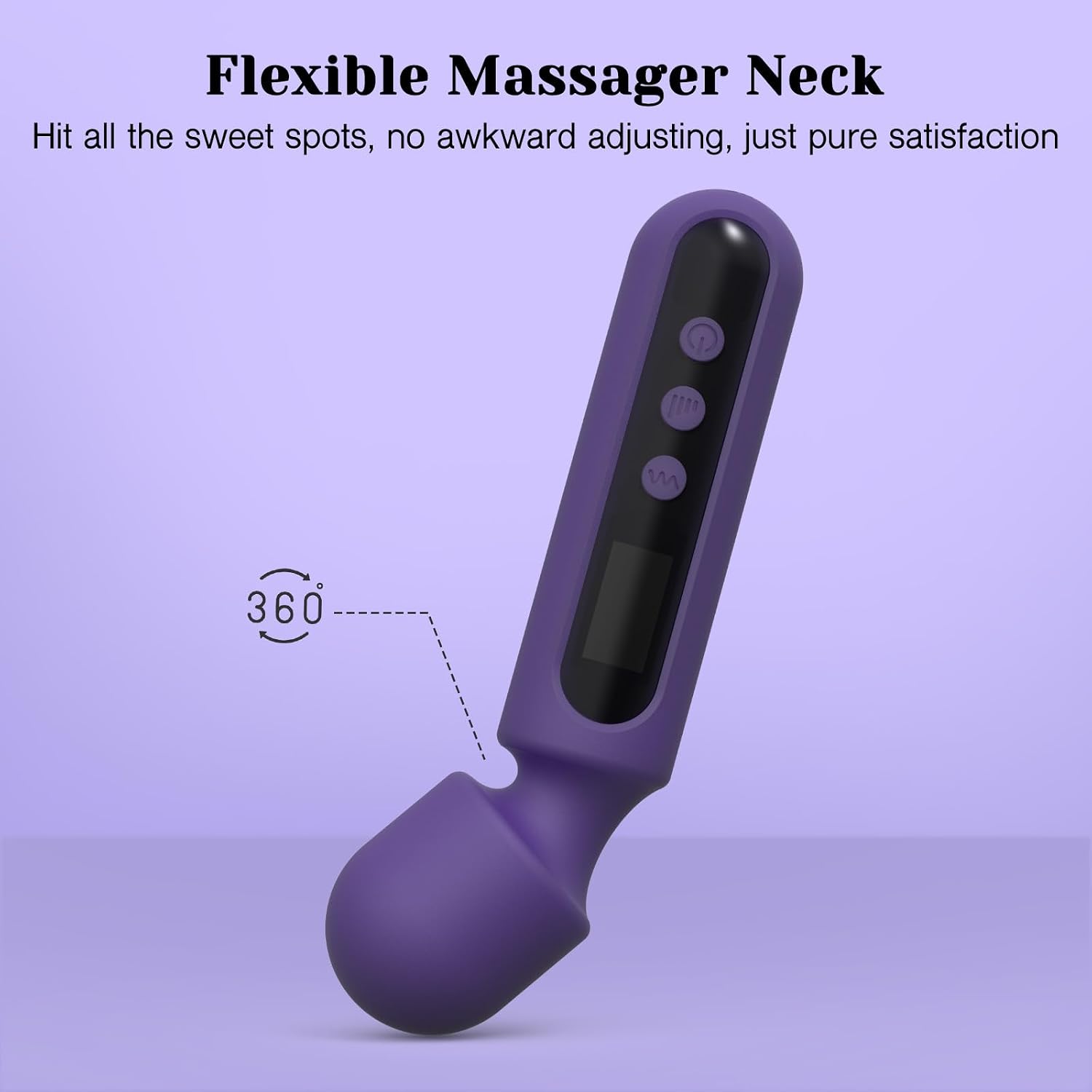 10 patterns 4 speeds wand vibrator